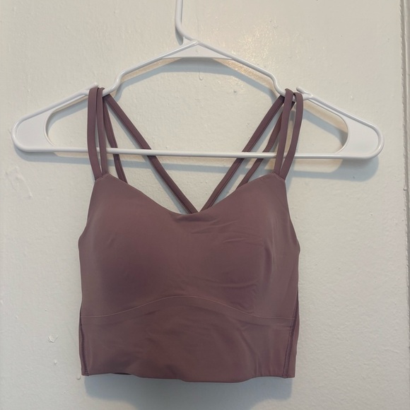 Lululemon Like a Cloud Longline Bra *Light Support B/C Cup Lavender Lux size 4